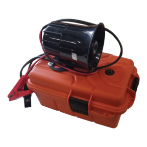 Margo Stand-Alone Fence Alarm device on a white background