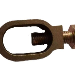 3/4" Ground rod with rounded end so rod has complete contact.